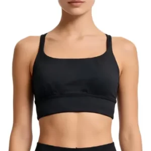 Compression sports Bras black front