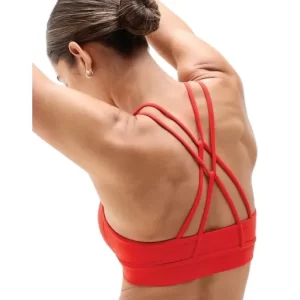 Compression sports Bras pink back