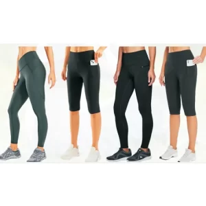 Compression tights brown left