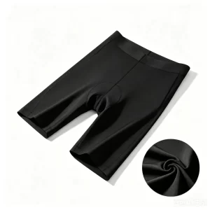 Four sided elastic cycling shorts show
