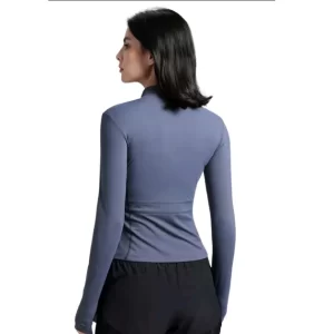 yoga TOP blue back