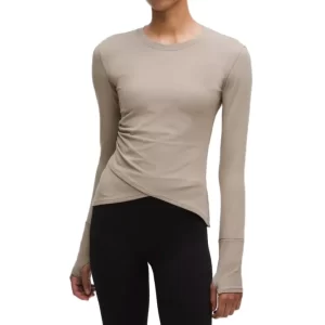 yoga TOP gray front