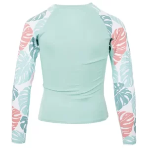 Customized kids long sleeve printed rash guard shirts
