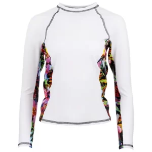 Customized womens long sleeve printed rash guard shirts (2)