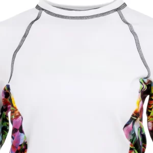 Customized womens long sleeve printed rash guard shirts (4)