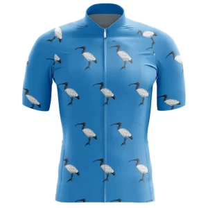 Mens short sleeve full zip Sublimation Cycling Jerseys (1)