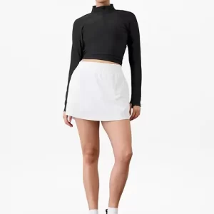 WOMENS High Rise Run Skort (5)